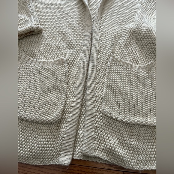 The Skinny x Jillian Harris Cream Erinn Cardigan Open Knit - Picture 4 of 10